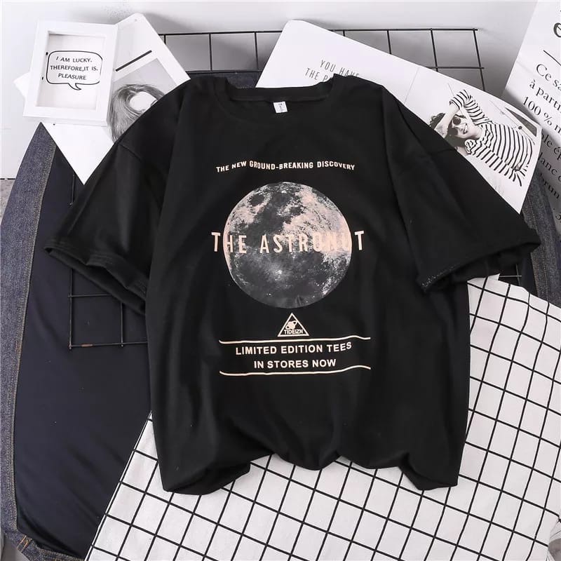 GSC - Baju OVERSIZE BAD HABBITS FONT / Kaos Oversize Terbaru-ASTRONOT hitam
