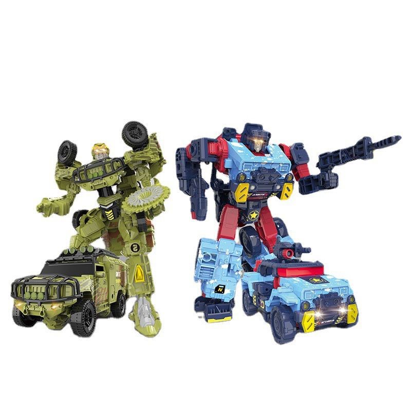 Mainan Action Figure Transformers The Reformers Robot Optimus Prime Rboto Bumblebee - Mainan Anak Mecha Figure