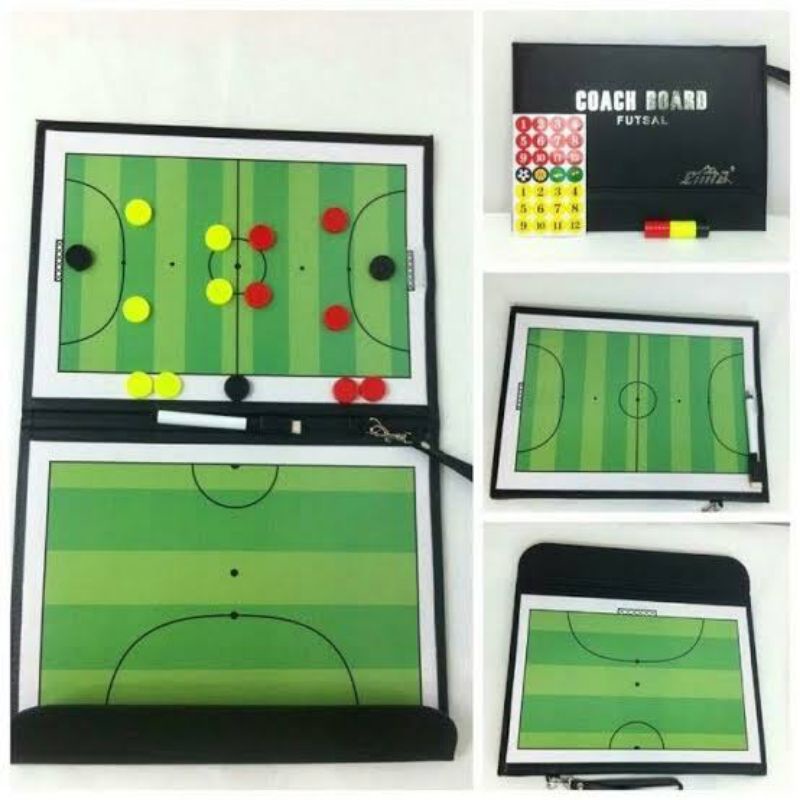 Coach Board Futsal Magnet Tactical Board Buku Strategi Futsal