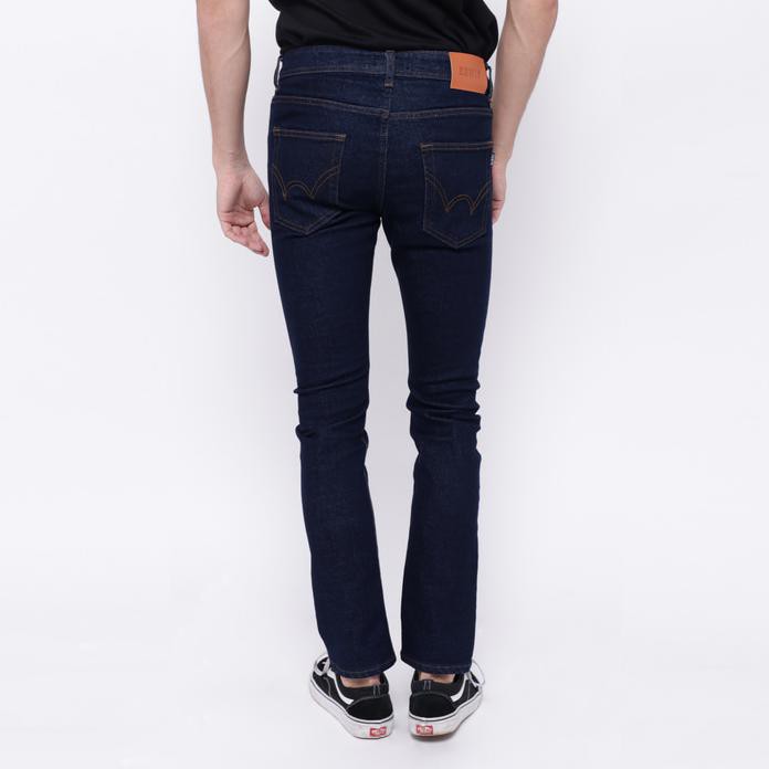 Edwin Celana Jeans Slim Fit Pria Panjang  Dark Blue La 05 - Biru, 28 Best Quality