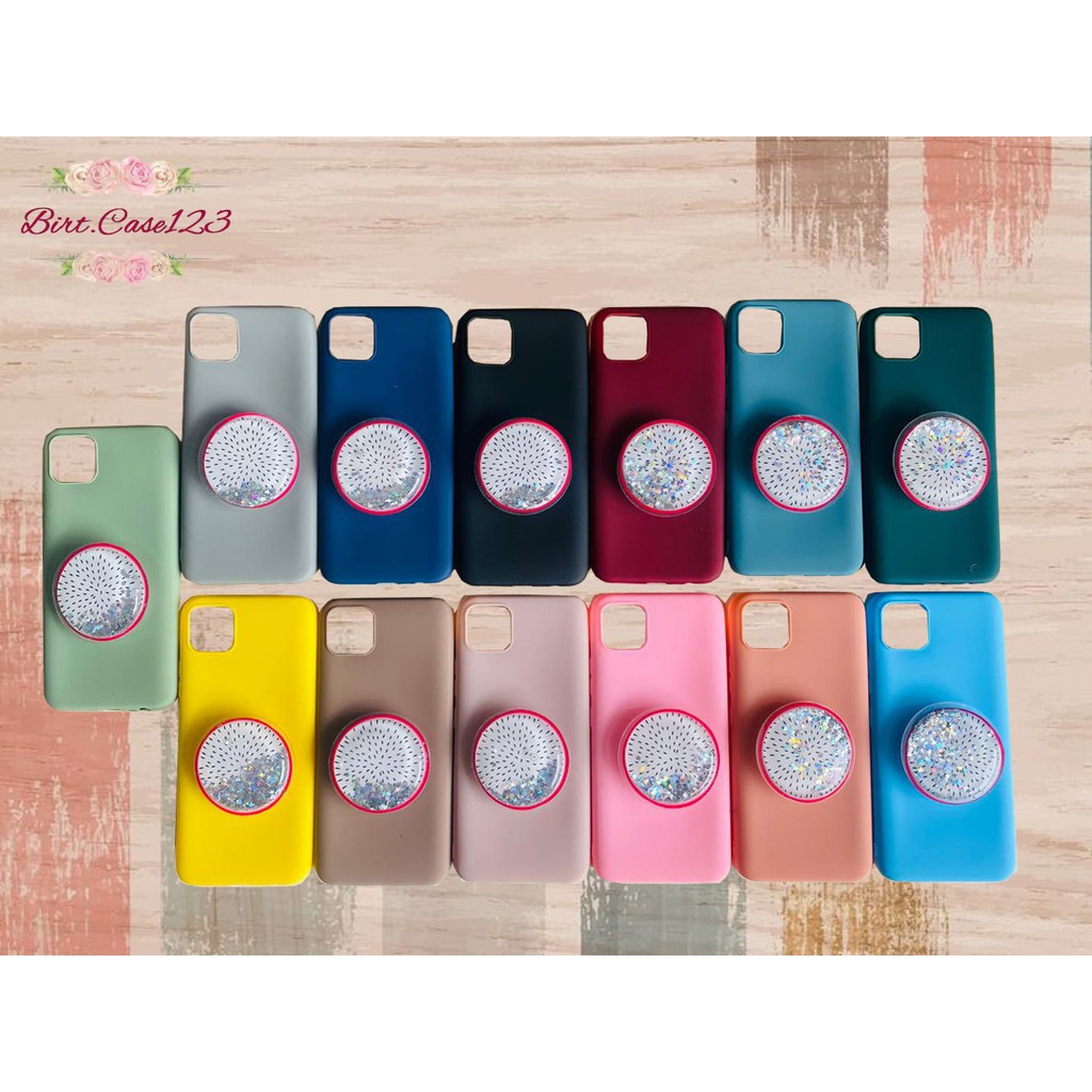 softcase popsocket glitter candy iP 5 6 6g 6g+ 7 7g 7g+ 8 8+ Xr X Xs Xs Max Se 2020 11 Pro BC717