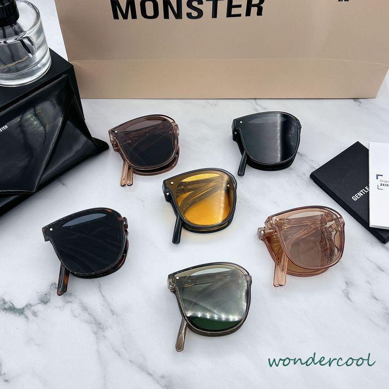 Kacamata Hitam Terbaru bisa di Lipat Sunglasses Anti-UV Wanita Pria Import Kacamata Fashion-Won