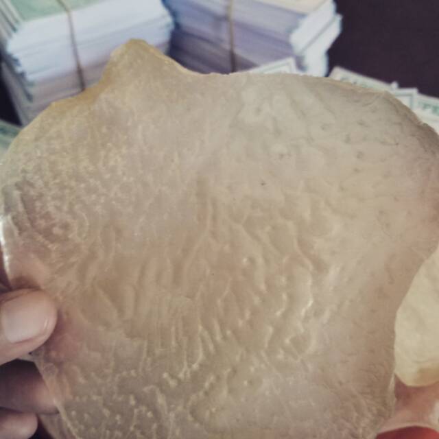 

Krecek krupuk gadung super tipis