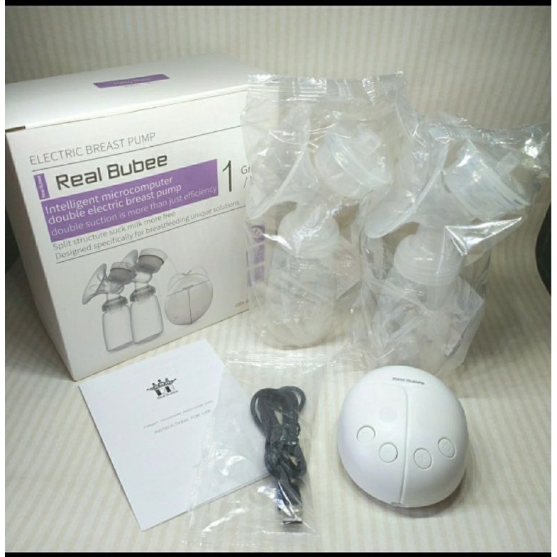 Pompa ASI Elektrik Real Bubee Ganda / Double Electric Breast Pump