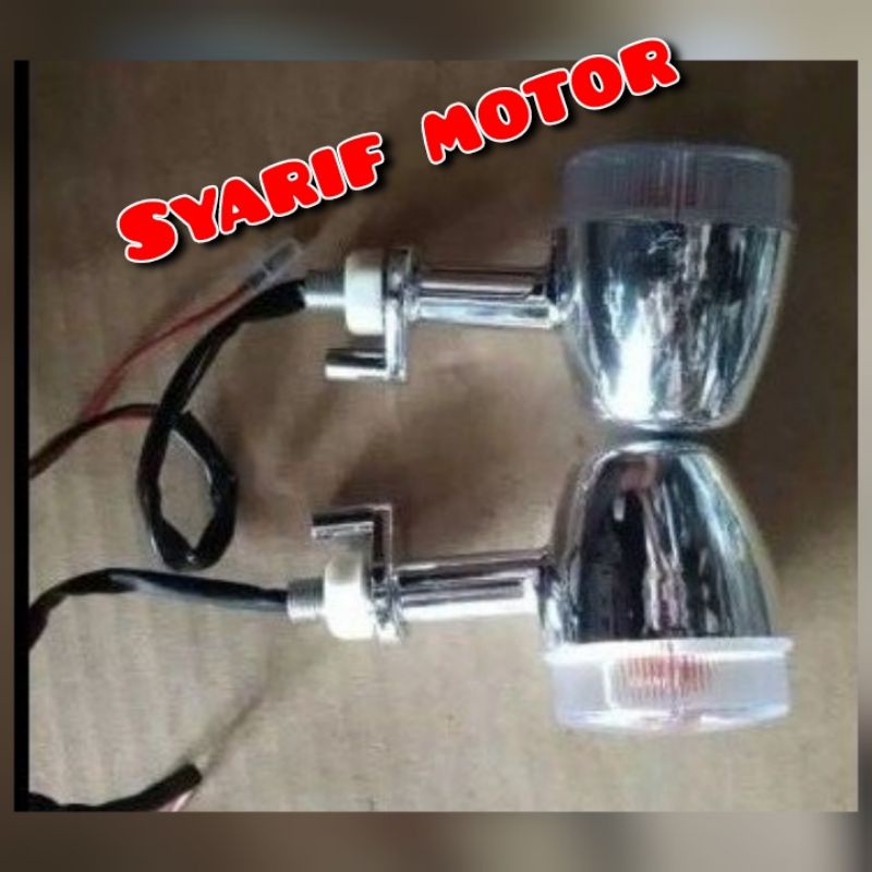 Lampu Sen Belakang Honda Scoopy Karbu - Lama