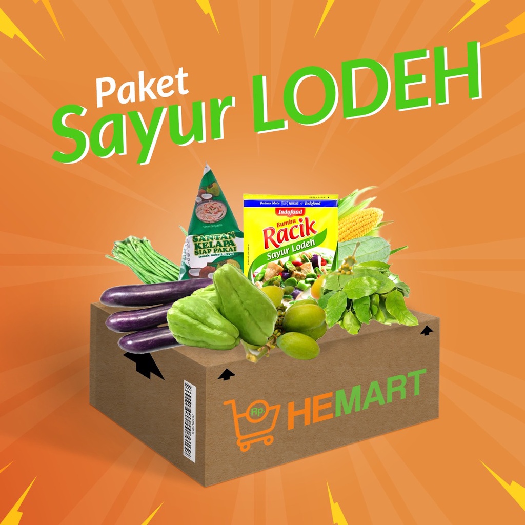 

Paket sayur lodeh, Bandung 500gr