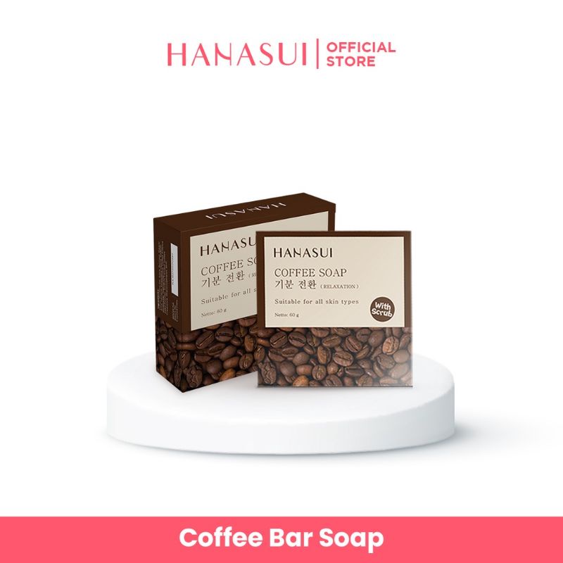 Hanasui Bamboo Charcoal Bar Soap | Hanasui Sabun Charcoal | Body Bar Soap 60 gr | Hanasui Bamboo Charcoal Soap | Sabun Hanasui | Sabun Arang | Sabun Beras Hanasui