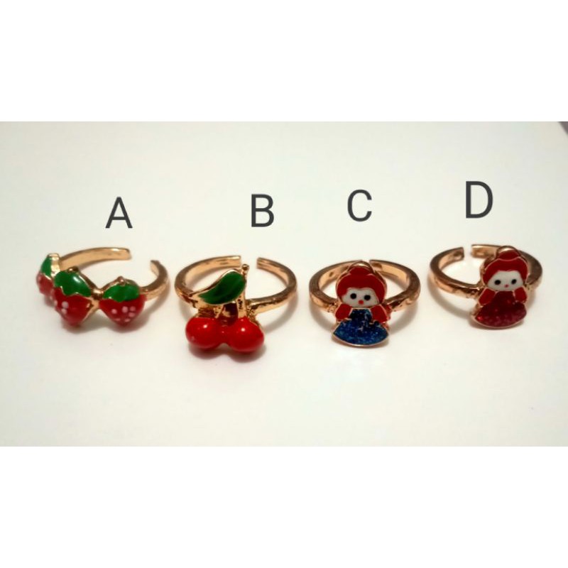 RTS55. Cincin xuping anak anak lapis emas