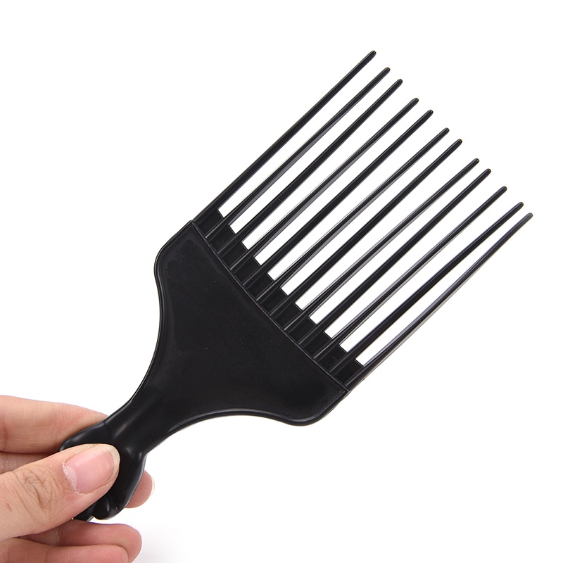 （✔✔❤Sisir Rambut Keriting Model Garpu Gigi Panjang Lebar Bahan Plastik Untuk Salon