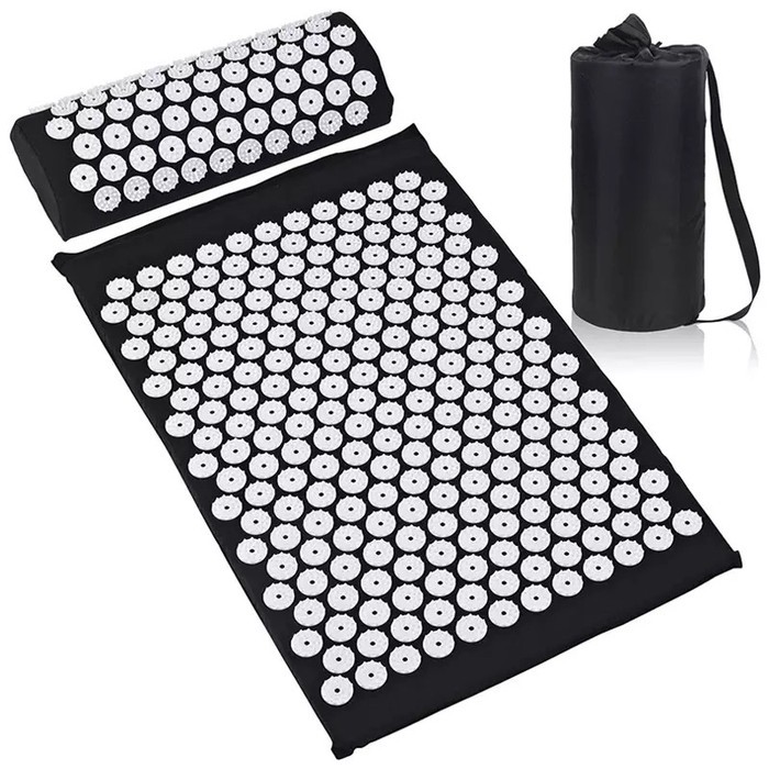 Acupressure Yoga Mat Karpet Bantal Matras Senam Yoga Kesehatan Terapi Punggung Pinggang