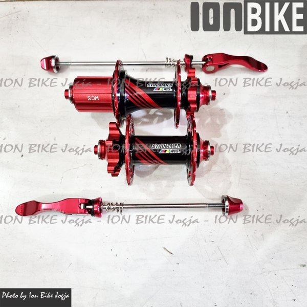 Hub Freehub Strummer WCS 32 Hole Discbrake Generasi 1 Free Hub Strumer 32H 32H Disc Brake Sepeda MTB