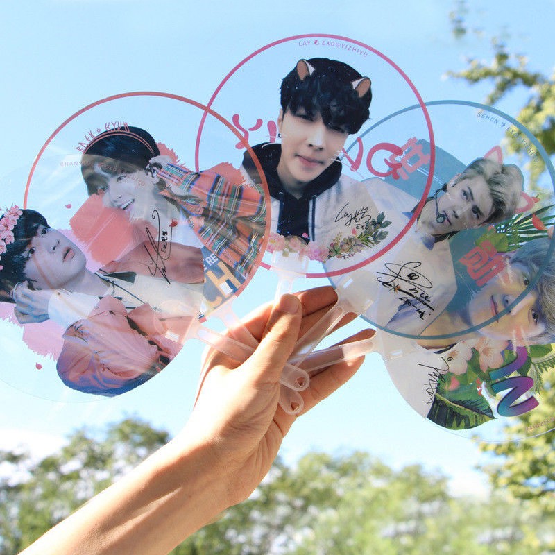 Ready stock Kipas Tangan Transparan Genggam Tangan Ready stock Kipas Tangan Transparan Genggam Tangan