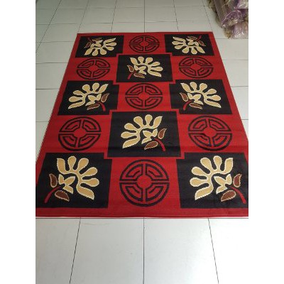 karpet permadani kode 162014 ukuran 160x210 bordeaux