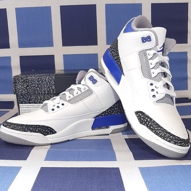 jordan three racer blue