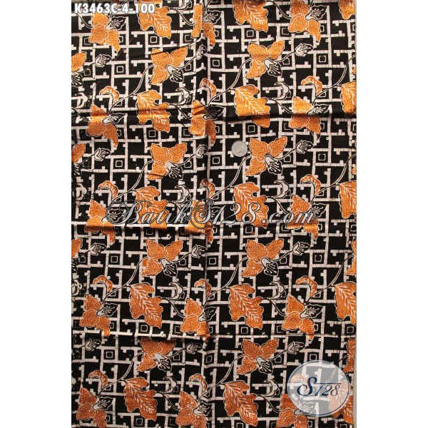 Kain Batik Halus Warna Motif Tren Masa Kini Jenis Cap Bahan Pakaian Trendy Size 200x110cm K 3463 C
