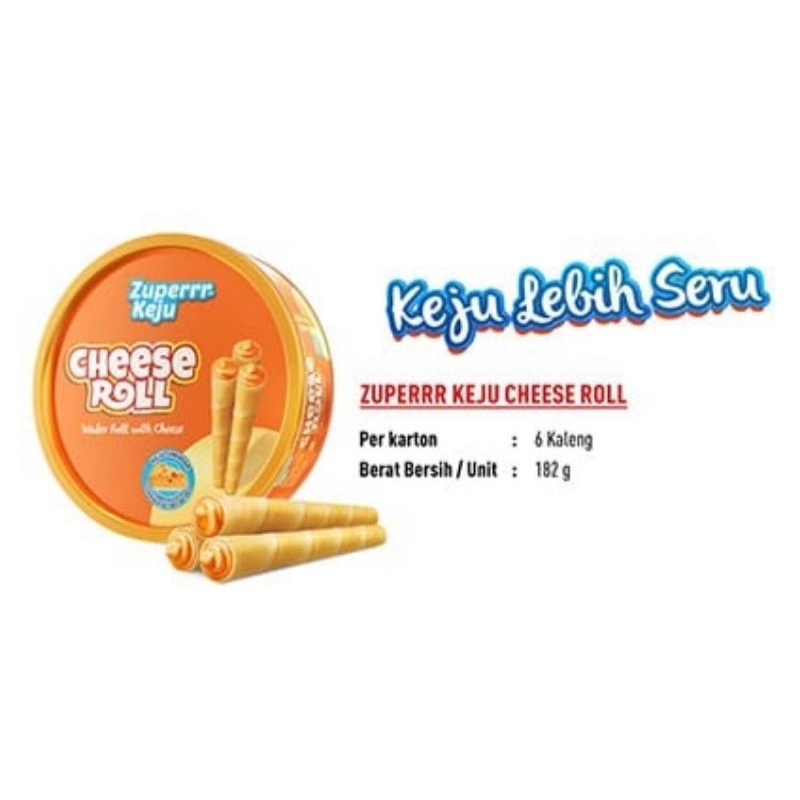 zuper keju chesse roll kaleng