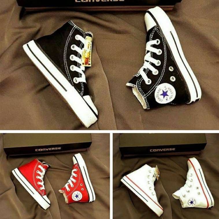 SEPATU CONVERSE ALLSTAR CLASSIC Velcro PREMIUM MADE IN VIETNAM ORIGINAL 100% COD (Bayar di Tempat))