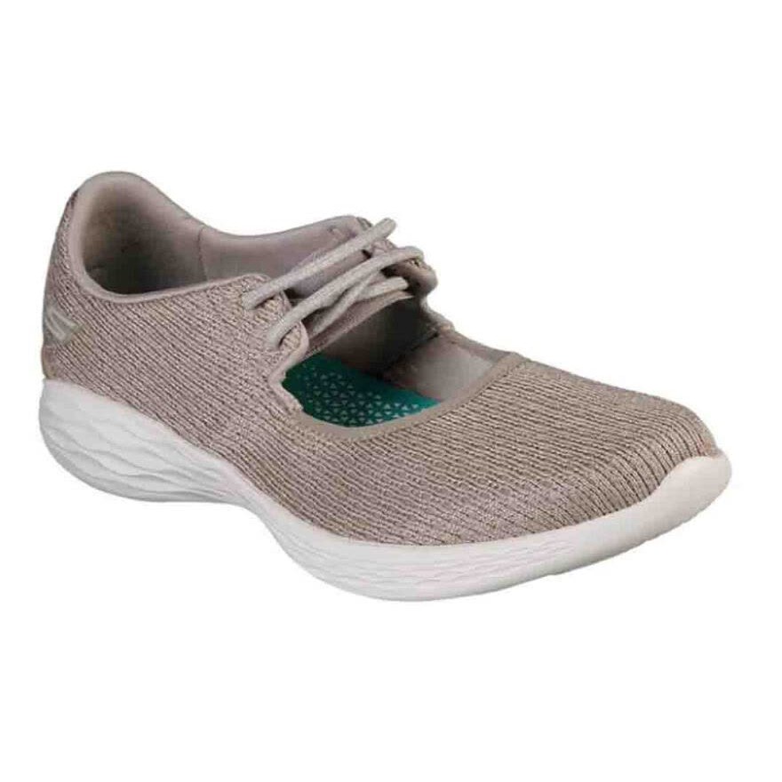 SKECHERS YOU IMPEL Taupe. 15805TPE. Sepatu Wanita. Original