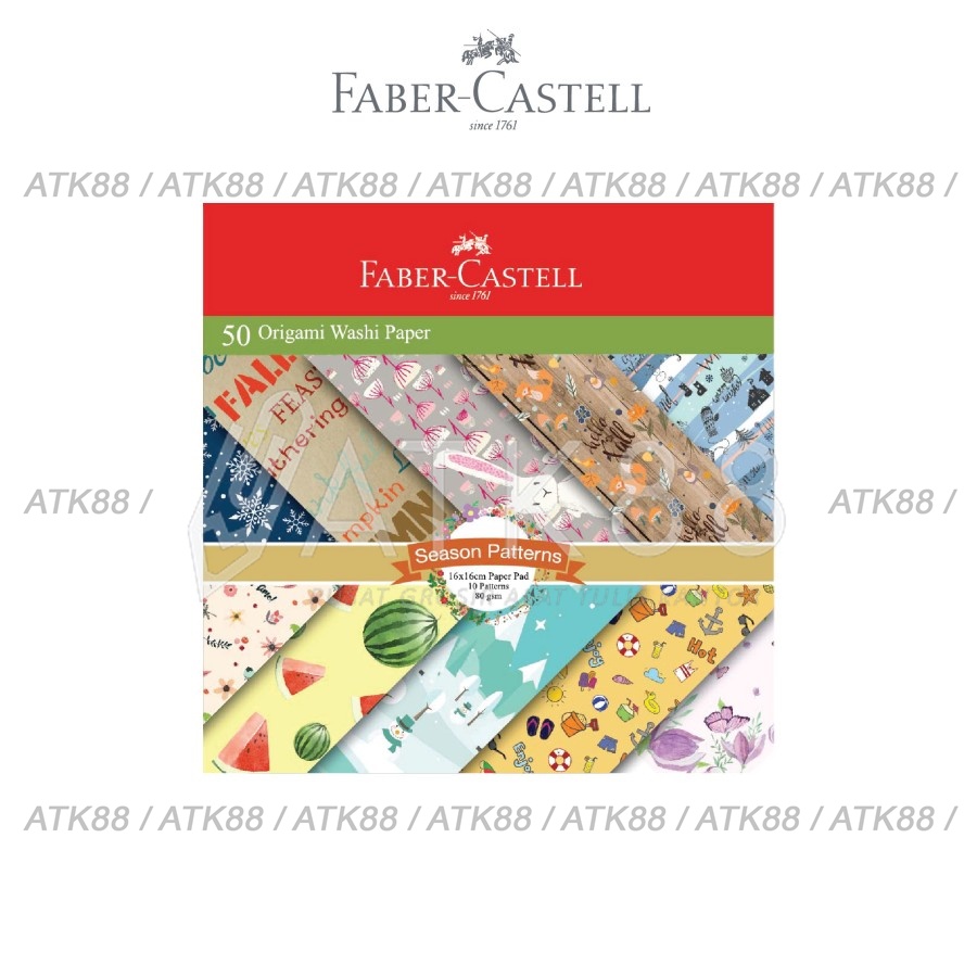 

Kertas Lipat Origami Faber-Castell Washi Paper Season Pattern