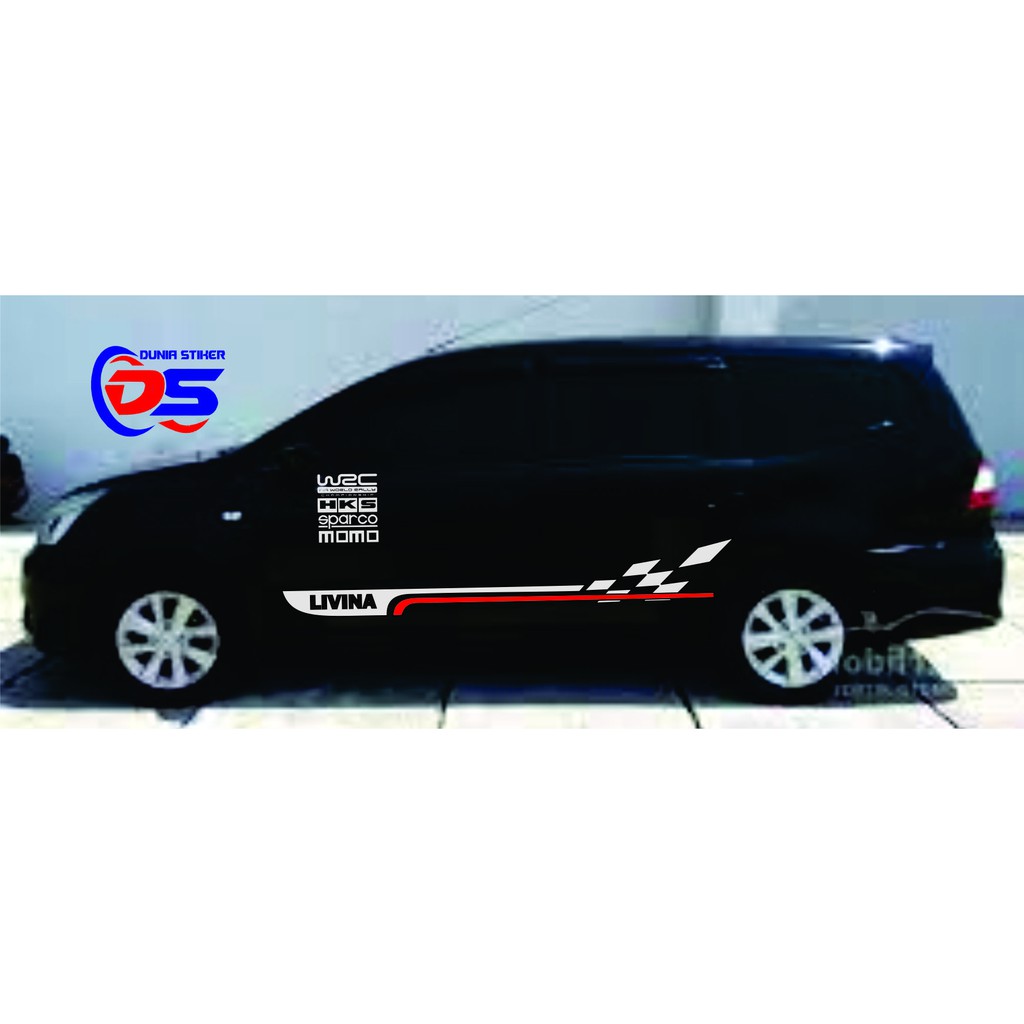 Stiker Cutting List Livina Stiker Mobil Grand Livina Stiker Bodi Samping mobil Nissan Grand Livina T