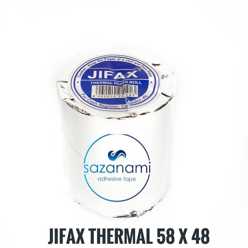 

TERMURAH JIFAX THERMAL 57 X 48 KERTAS THERMAL STRUK KERTAS KASIR CASH REGISTER