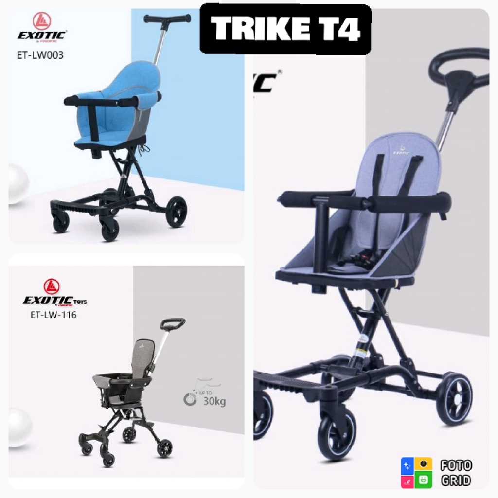 [NON COD] PO Alas Trike Pad T4 CVC / T4 CVC Extra Front Sandaran Alas Stroller Bayi Akachan