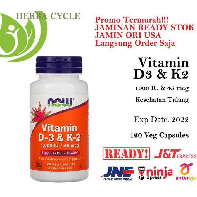 Now Food D3 K2 Ori Usa Vit Now D3 K2 Vit D3 K2 Ori Usa Vitamin D3 K2