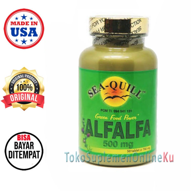 Sea Quill Alfalfa - 50 tablet | Membatasi Gangguan Lambung
