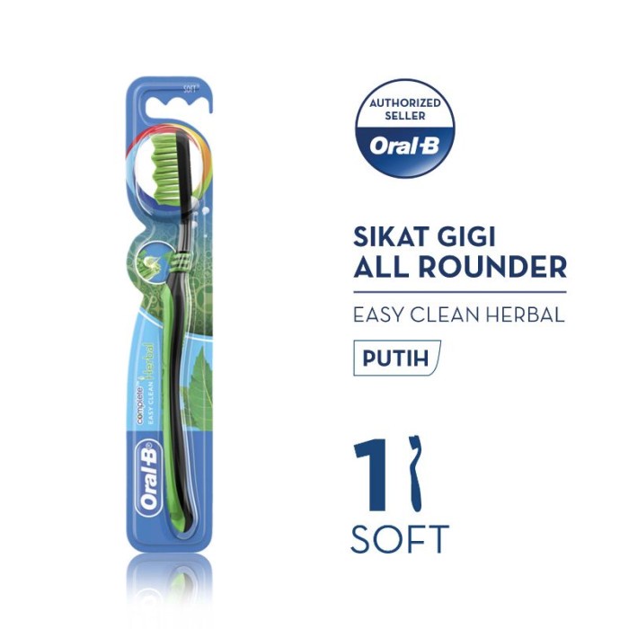 Oral-B Sikat Gigi Easy Clean Herbal 1's Oral B