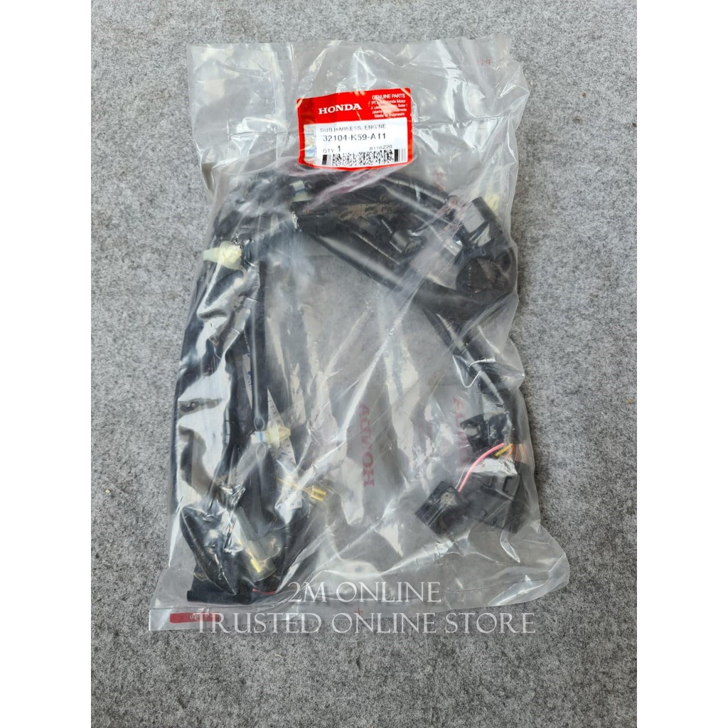 Mdr SUB HARNESS ENGINE KABEL BODY BAG MESIN VARIO 150 AHM 32104-K59-A11