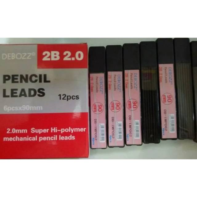 

Refill /isi pensil mekanik 2.0mm DEBOZZ