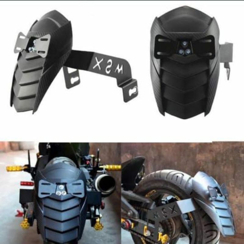 Mud Guard Shack Power Vixion Mudguard Shark Power Penahan Lumpur Vixion Yamaha R15 V2/V3/Xabre/Cbr/Ninja 250 Fi/Vixion/Gsx/Mt15/Megapro/Tiger New/CBR NEW 150