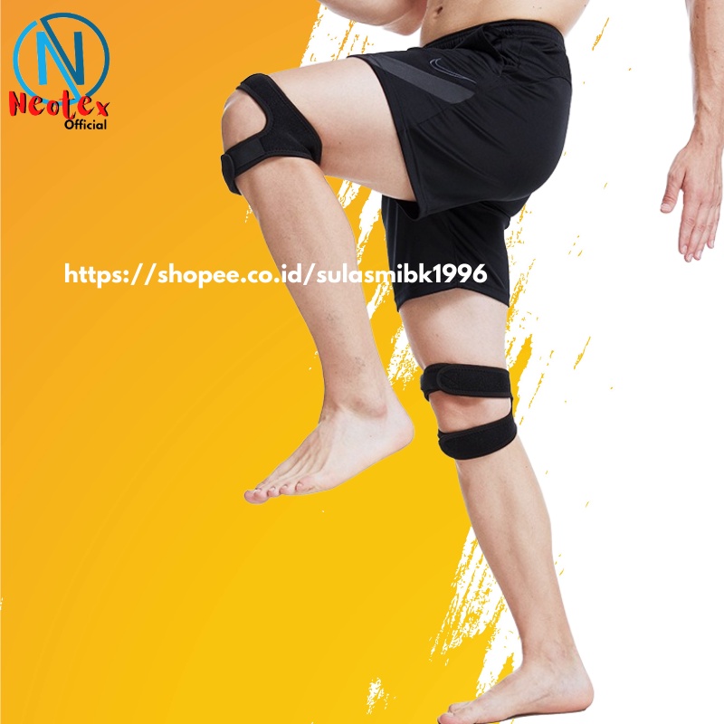 Deker Pelindung Lutut Olahraga gym Dekker Pengaman Cidera Lutut Pattela Knee Support brance