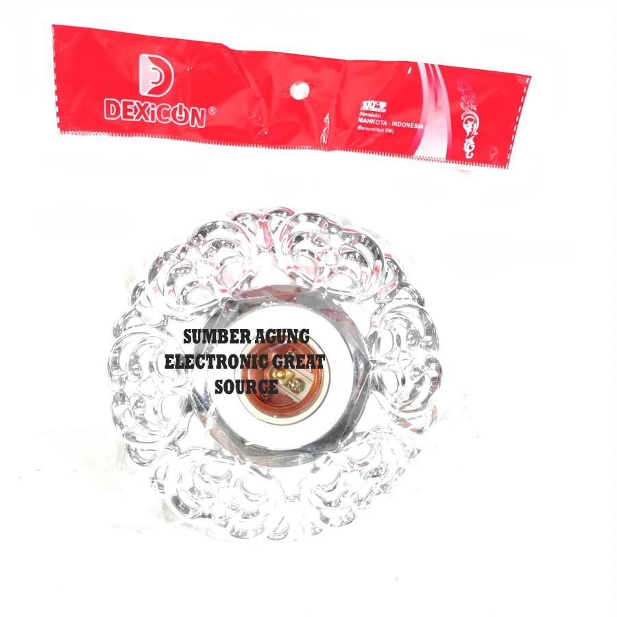 Fiting Modern Hias Tempel Dexicon Untuk Plafon 007 Silver Mengkilap Kl