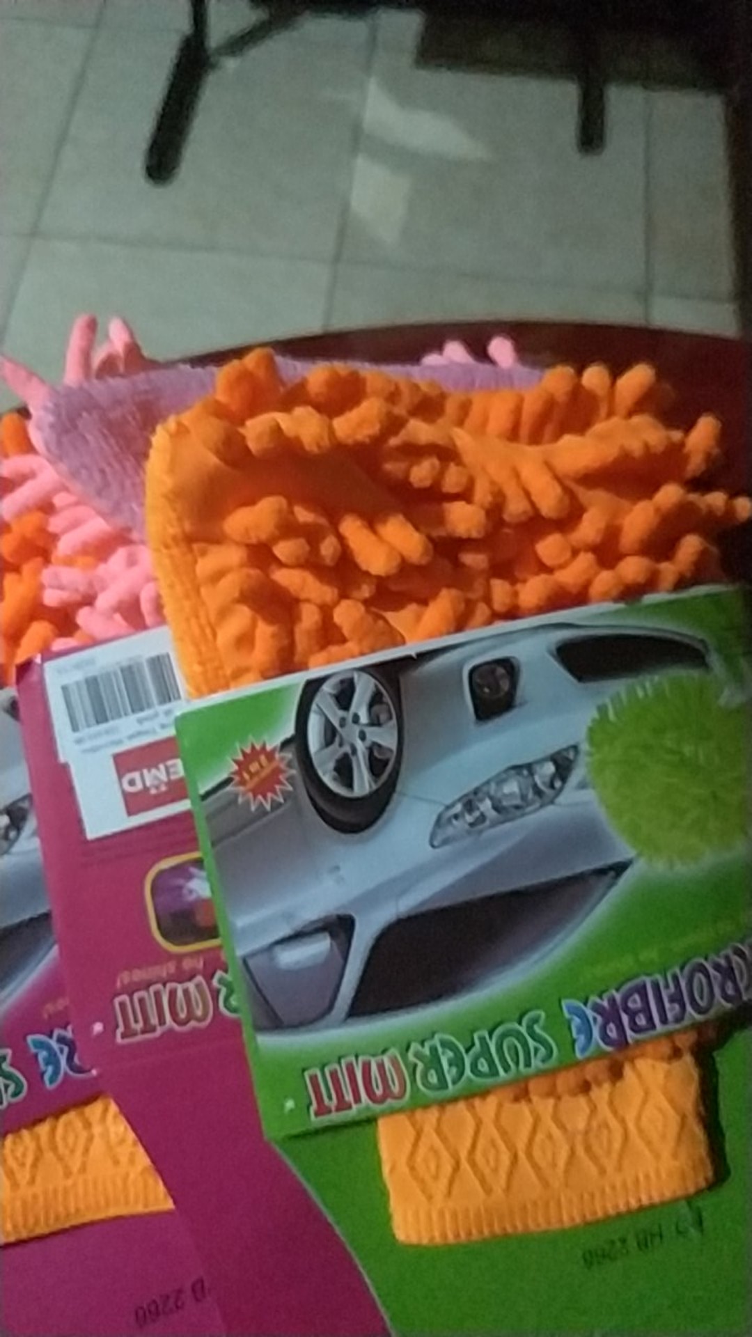 Lap Cendol / Lap Tangan Cendol / Sarung Tangan Microfiber Cendol Cuci Mobil Motor / Lap Microfiber