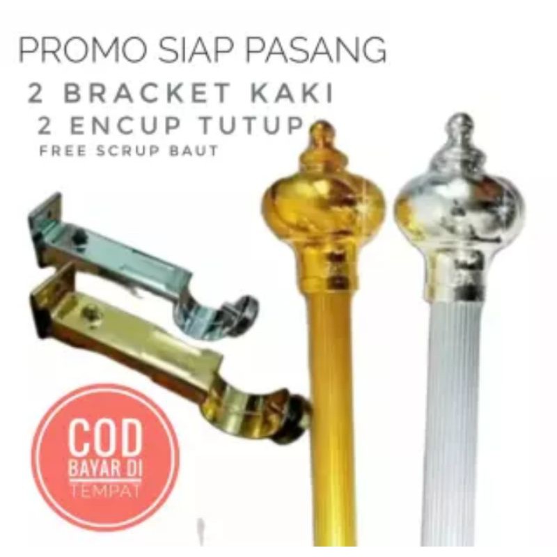 BATANG GORDEN GARIS/BATANG GORDEN ROLLET/RAILL TERMURAH FULL SET