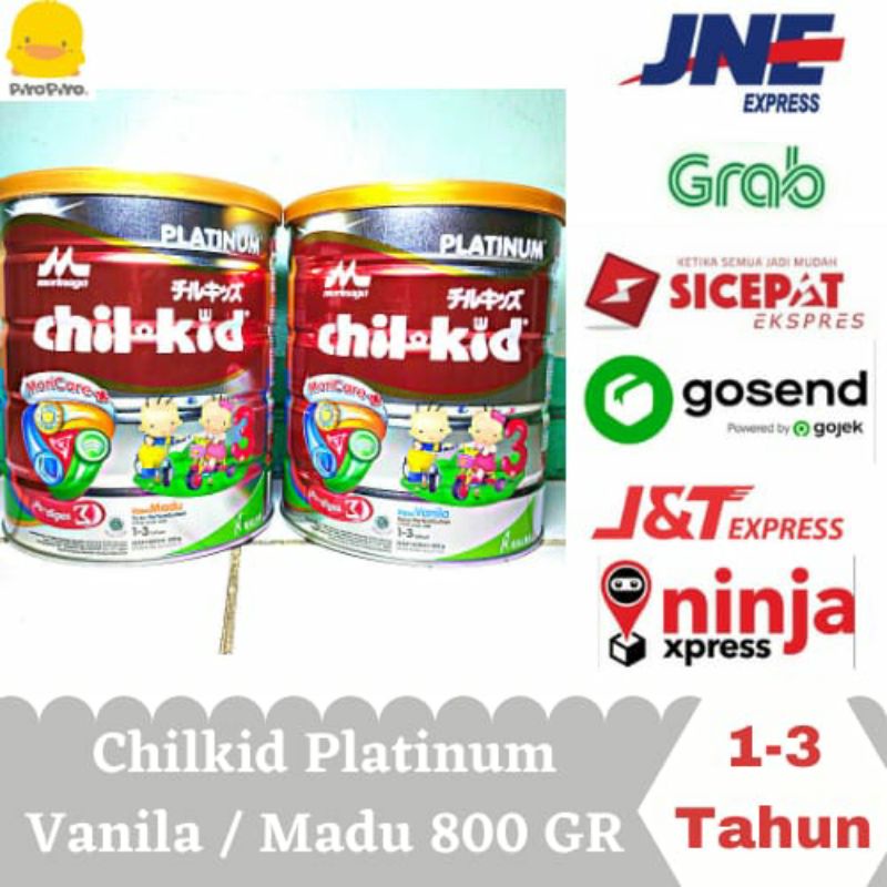 Susu Morinaga ChilKid Platinum 800gr ChilKid 3 usia 1-3 tahun Kaleng Grosir Murah Platinum