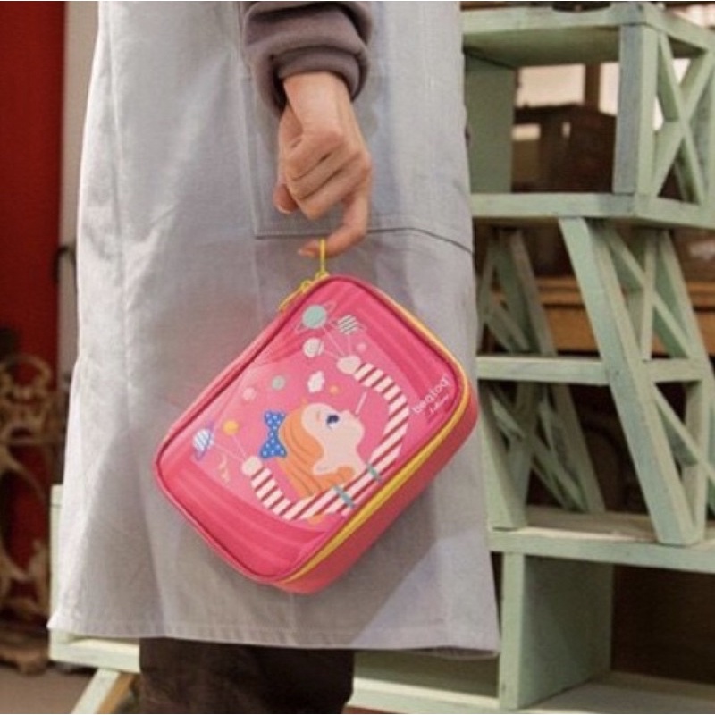 PANACHE Bentoy Cute Cartoon Lollipop Cosmetic Bag Tas Kosmetik Travel Organizer