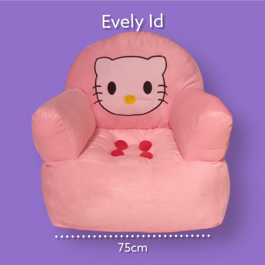 SNI BONEKA SOFA KARAKTER 75 cm Kursi kado BANTAL GULING pacar anak perempuan teman laki pria wanita    gemes import ori premium original JUMBO BESAR MINI KECIL  1 2 meter everly.id everlyid gemoy lucu