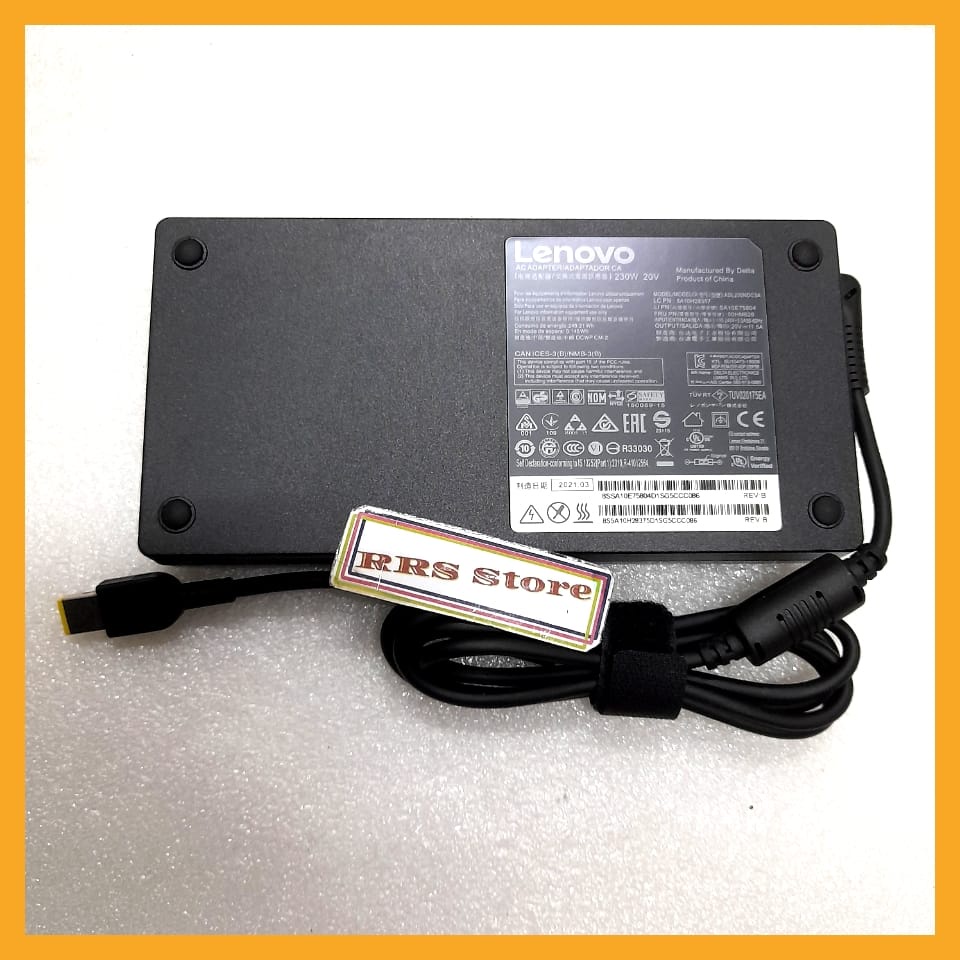 Adaptor 20V 11.5A 230W Lenovo Legion 5 15ACH6H Y740 Y920 Y540 P70 P71 P72 P73 Y7000 Y7000P Y9000K A940 Pengisi Daya 00HM626