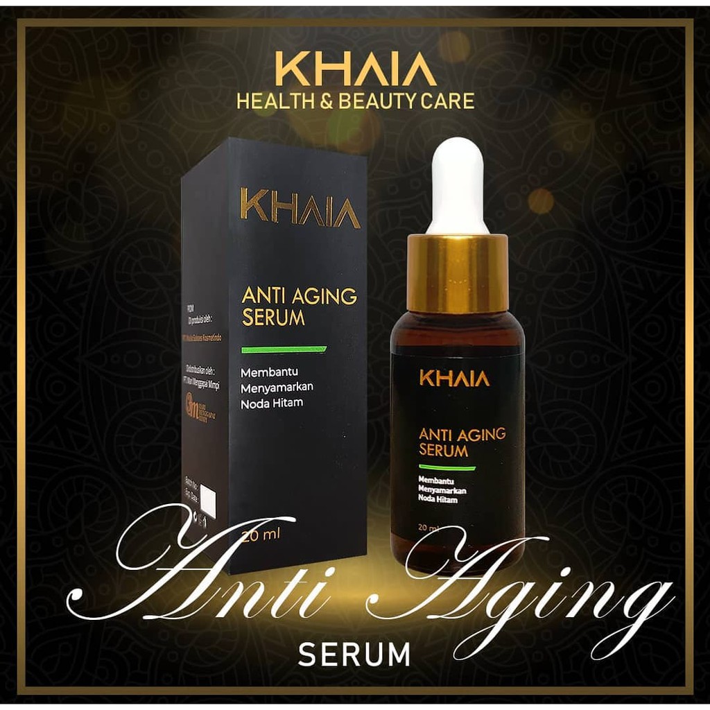 Anti Aging Serum Khaia | Khaia Serum Anti Aging 100% Original BPOM