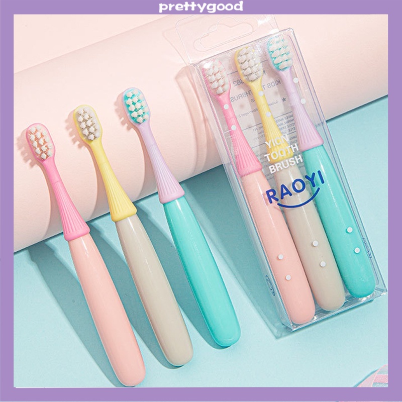 Sikat Gigi Anak Bayi /Kids Toothbrush 3 pcs set 2-6 tahun - PD