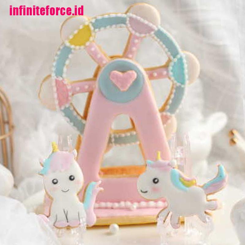 Ferris Wheel 3D Fondant Mold Cutter Cake Cookie Sugarcraft Decor Mould