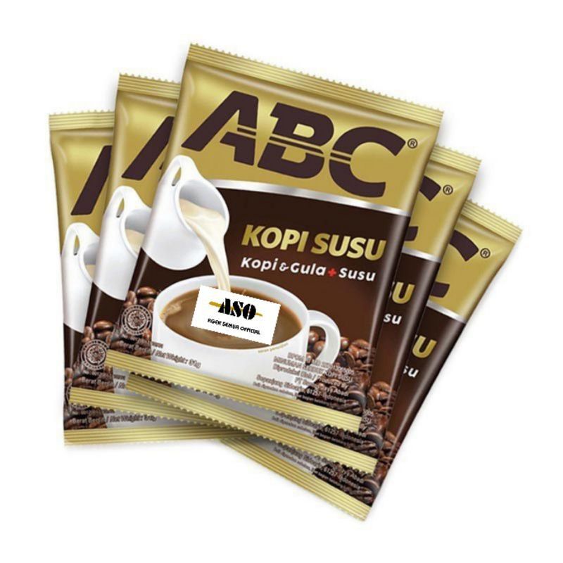 

kopi ABC gula + susu sachet 30gr