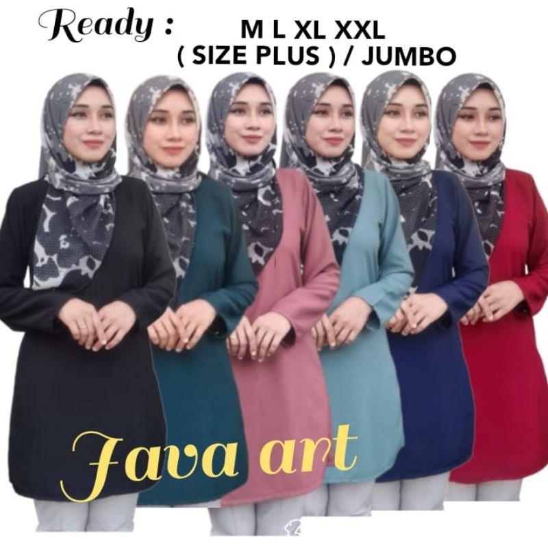 JAVA ART - BLUS TUNIK ATASAN WANITA MODERN LENGAN PANJANG BAJU KERJA BIG SIZE JUMBO BAJU DINAS BAJU NGAJAR ATASAN KERJA SIZE PLUS BAJU MUSLIMAH VIRAL BAJU KURUNG WANITA MELAYU TERBARU SETELAN BATIK WANITA MODERN 2022 BAJU KURUNG MALAYSIA 2022 SERAGAM