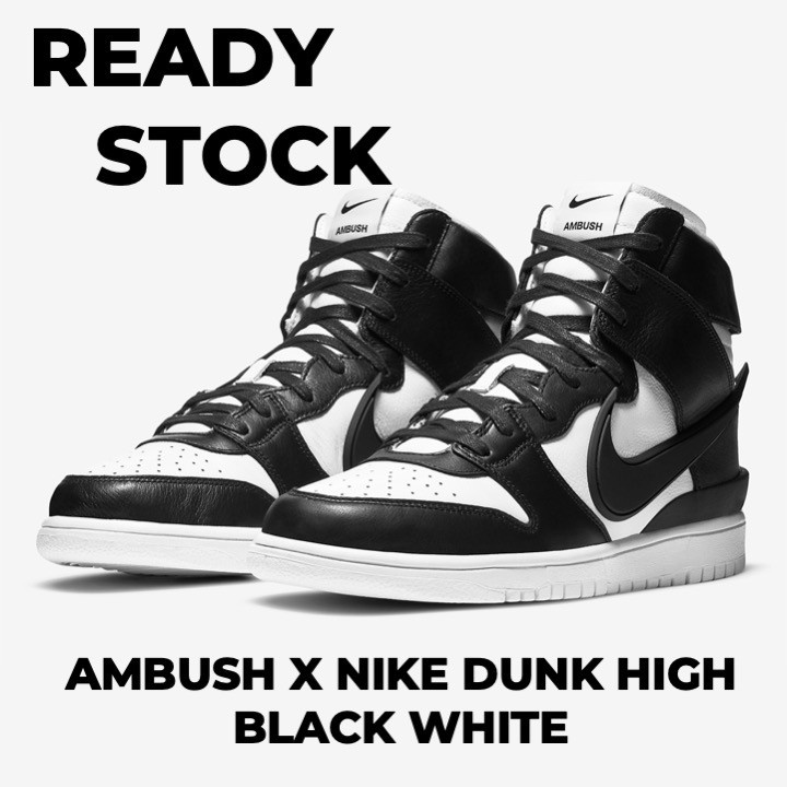 AMBUSH X Nike Dunk High Black White