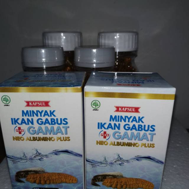 Kapsul Minyak IKAN GABUS plus  GAMAT