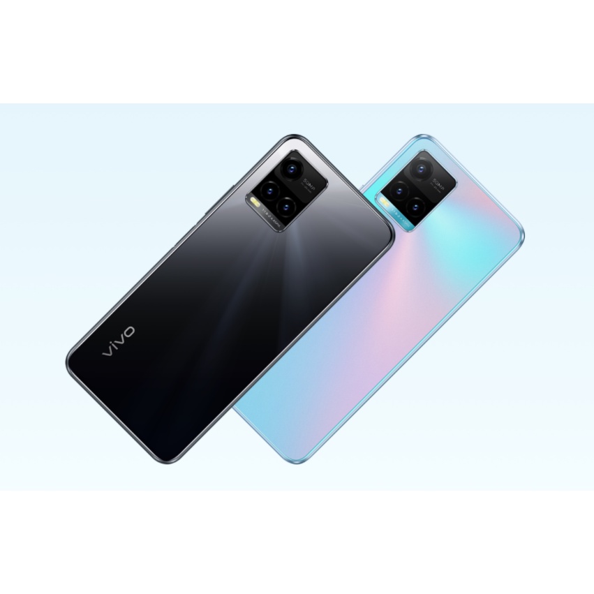 Vivo Y33S 2021 8GB 128GB 8GB + 4GB Extended Helio G80 Gaming  Eksternal hingga 1TB 6,58 inci 50MP Garansi Resmi Original Termurah Handphone baru 2021-Y33s blue*