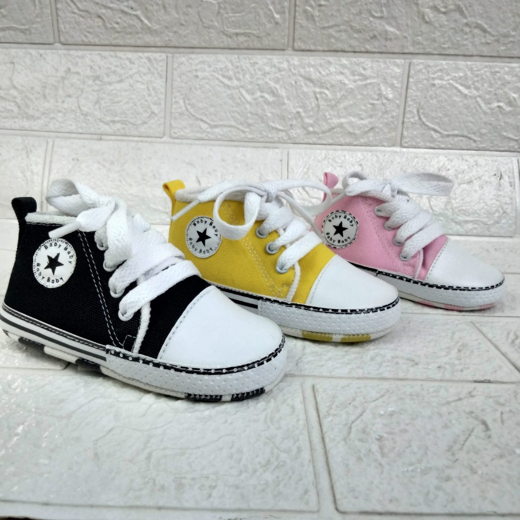 [PILIH WARNA] SEPATU PREWALKER UNISEX ANAK 0-12 BLN TALI XP11