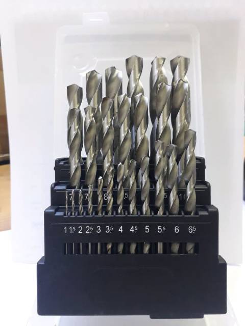 Mata Bor Besi Set - MOLLAR 25pcs 25 pcs HSS / Twist Drill Bit Set